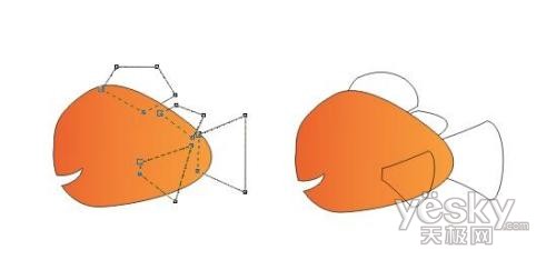 Coreldraw矢量绘画：海底总动员小丑鱼2