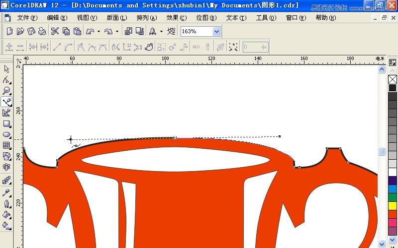 CorelDRAW解析贝塞尔工具使用技巧7