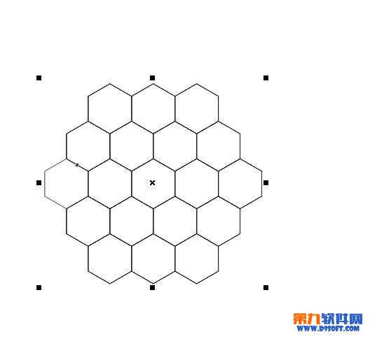 利用CorelDRAW简单绘制足球6