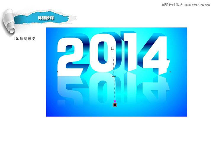 CorelDraw制作2014特效艺术字教程8