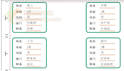 CorelDRAW 12合并打印使用向导8