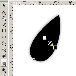 CorelDraw制作国画荷花2