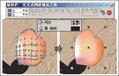 CorelDraw制作中国风梅雀图10