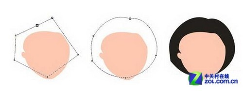 Coreldraw打造可爱的大眼MM形象3