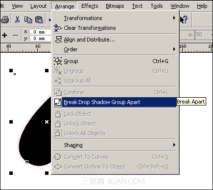 CorelDraw制作国画荷花5