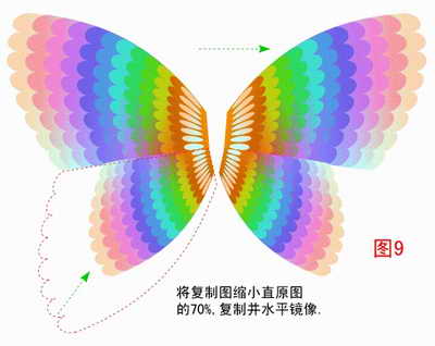 CorelDraw制作翩跹蝴蝶梦5