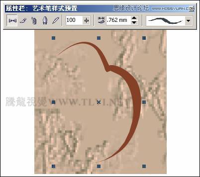 CorelDraw制作中国风梅雀图12