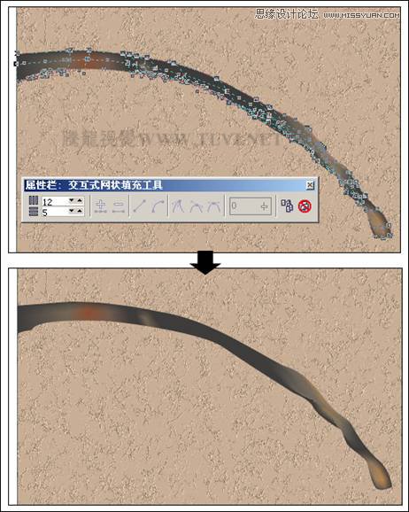 CorelDraw制作中国风梅雀图6