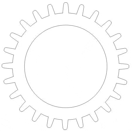 教你在CorelDRAW中制作立体齿轮4