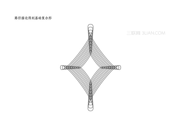 CorelDraw制作中心对称复杂图案5