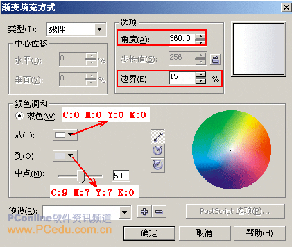 coreldraw制作雨伞14