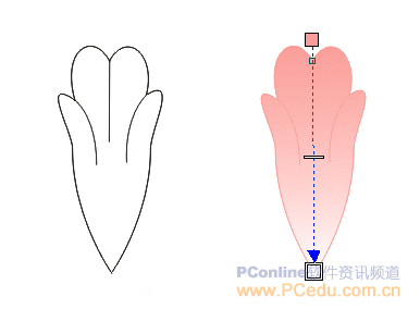 CorelDRAW 12绘束小花送给她18