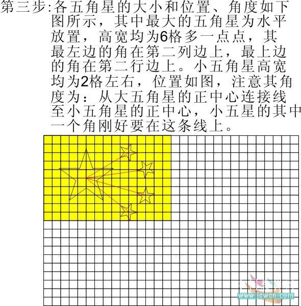 CorelDRAW五星红旗的制作过程3