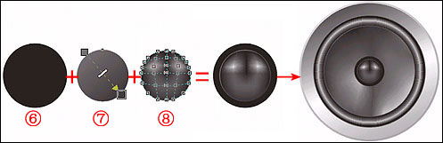 CorelDraw打造立体家庭影院HIFI广告7