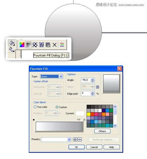 CorelDraw绘制超真实的手表教程4