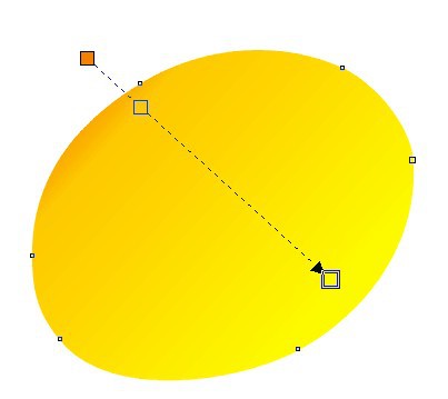 CDR绘制橙子和冰块教程8