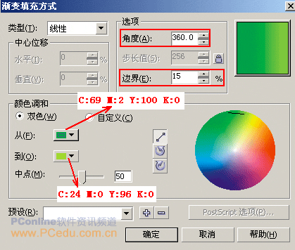 coreldraw制作雨伞11