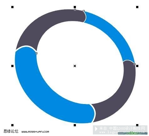 CorelDraw做一个有质感的播放图标4