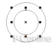 CDR制作凿刻效果的技巧2