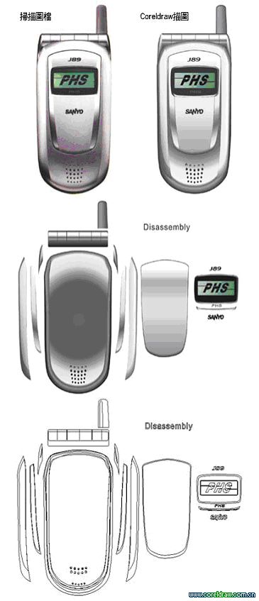 CDR在产品设计中的表现技法7