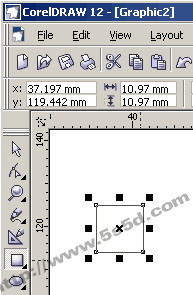 coreldraw制作动感文字变形特效2