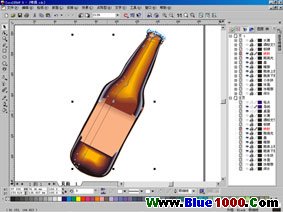 CorelDRAW绘制啤酒广告教案14