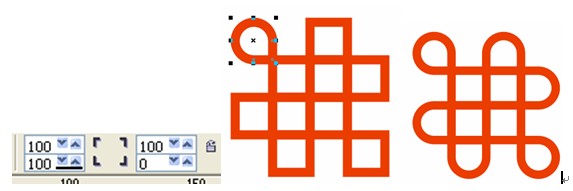 CDR制作中国联通标志7