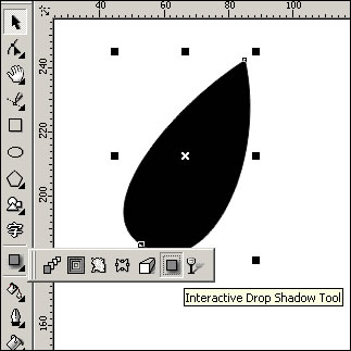 CorelDraw绘制中国画荷花2