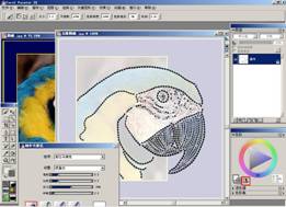 Painter应用设计制作马赛克式的装饰画实例教程9