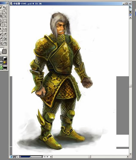 Painter实例技巧：制作身穿盔甲的游戏人物14