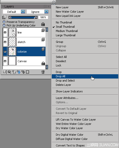 Wacom数码板加Painter手绘写意秀美头像8