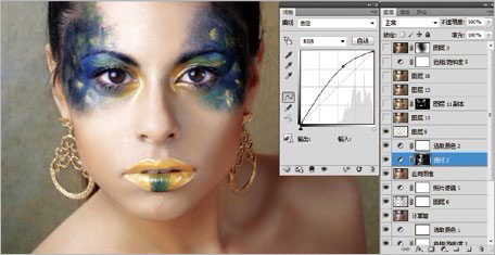PHOTOSHOP彩妆人像后期美化10