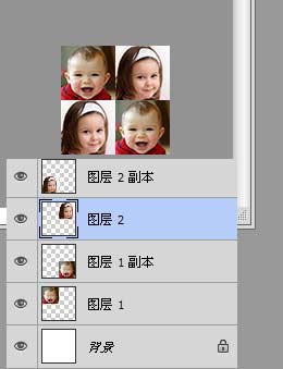 Photoshop制作人像拼图效果4