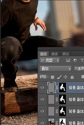 Photoshop使用模糊法突出电影人物主体6