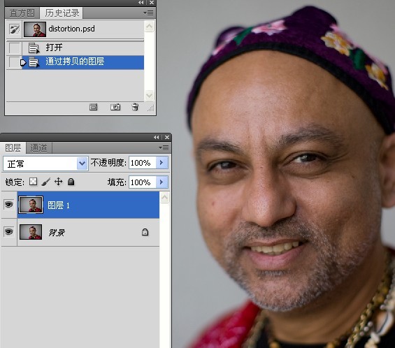 Photoshop纠正失真的人物肖像肤色4