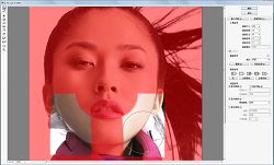 PhotoShop液化滤镜塑造完美的脸型教程6