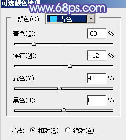 Photoshop给街道情侣图片加上梦幻的蓝色调6