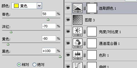 Photoshop将图片调为泛白青色效果20