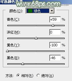 Photoshop调出芦苇丛中女孩冷色效果5