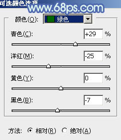 Photoshop给树边人物调出淡调青蓝色技巧5