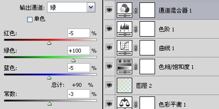 PS调出日系范儿经典白青色13