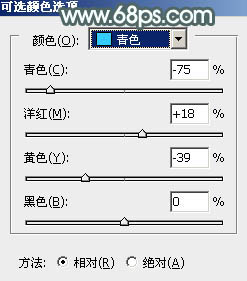 Photoshop给荷塘人物加上古典青色调7