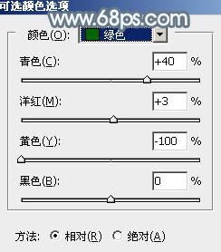 Photoshop给静坐的人物照片调出淡青色5