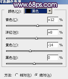 PS调出草地上的蓝紫色非主流美女图片4