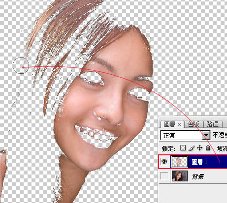 Photoshop给美女调出水嫩的肌肤效果5