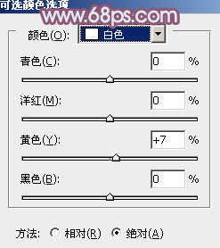 Photoshop给草原人物照片加上淡雅的青黄秋季色6