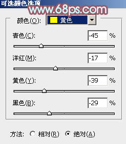 Photoshop打造马路上的情侣照片清爽的青黄色4