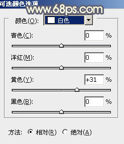 Photoshop调出草地人物图片柔美的淡暖色6