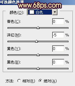 Photoshop给绿色外景人物照片增加柔和的橙黄色5