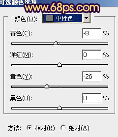 PS制作甜美紫褐色街道人物照片6